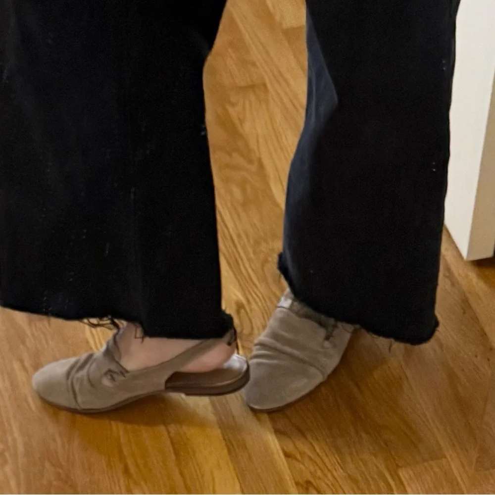Pantanetti Suede Slingback Ballet Flats – Italy